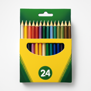 Crayola Long Barrel Colored Pencils Pack of 24 684024