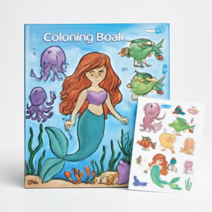 Crayola Mermaid & Sea Creatures Coloring Book with Stickers 040678