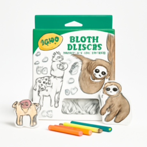 Crayola SLOTH LLAMAS Coloring Activity Pop Out Pack 040671