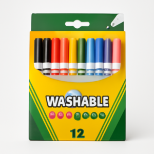 Crayola Ultra-Clean Broad Line Washable Markers Pack of 12 587812