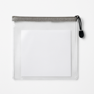 Deli E38976 A5 Transparent Plastic Zip Bag