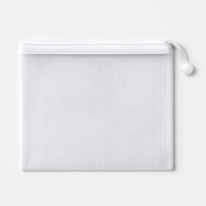 Deli E5596 A4 Mesh PVC Zip Bag