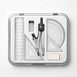 Deli EG30695 Orbit Classic Geometry Box Set 9 Pcs