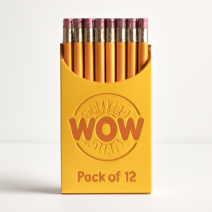 Dollar My Pencil Wow Pack of 12