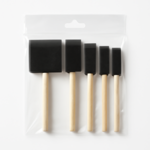 Mont Marte MACR0021 Discovery Foam Brushes 5 Pcs Set