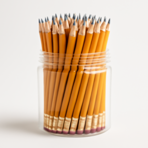 Oro Looper HB Lead Pencil Jar 48 Piece