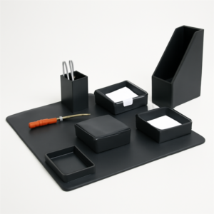 Senator Rexine Leather Desk Organizer 8pcs Set #20