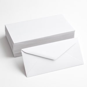 White Paper Envelopes 11x5 Size Packet