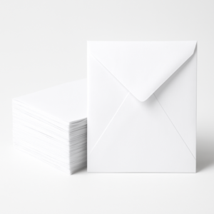 White Paper Envelopes A4 Size Packet