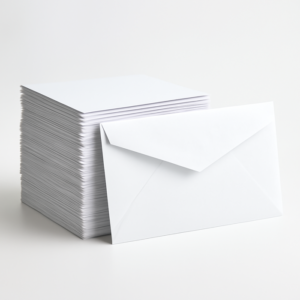 White Paper Envelopes Legal Size Packet